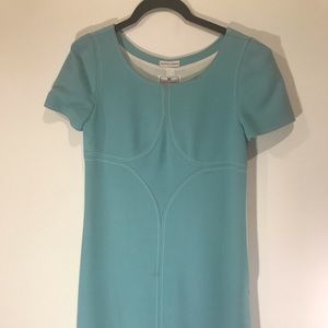 Parisian classy blue dress